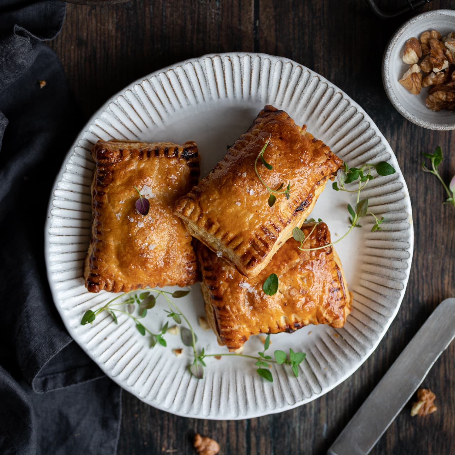 Onion and Mushroom Parcels