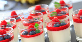 Panna Cotta with Berry Coulis