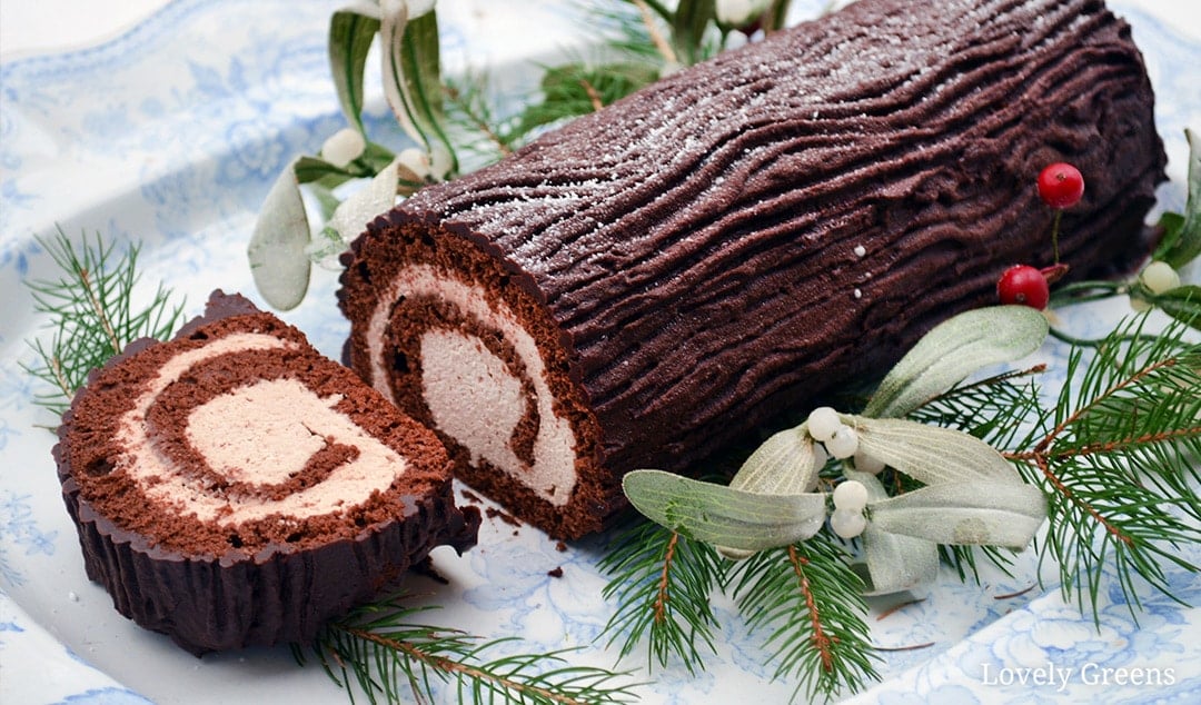 Chocolate Log Cake